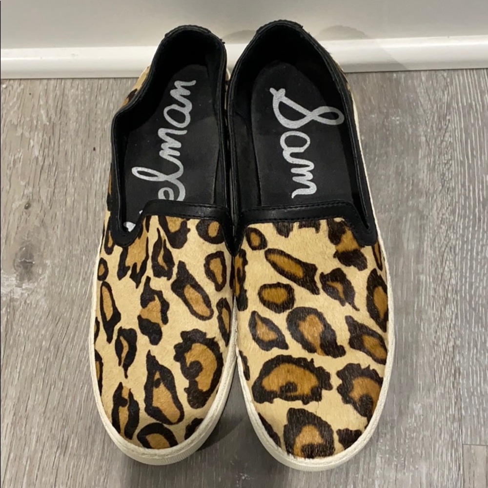 Sam Edelman Leopard Slipons